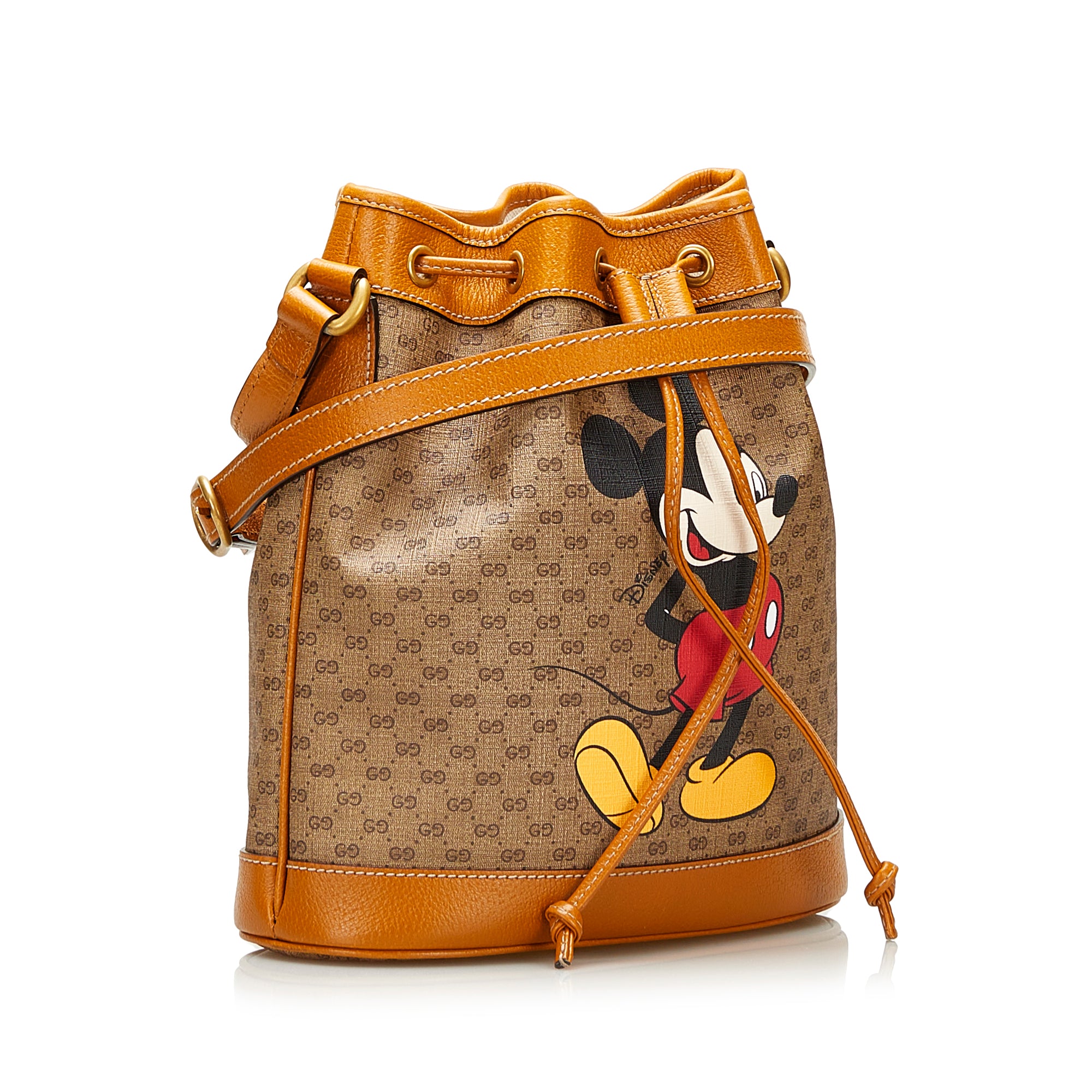 Gucci Buckt Bag Topolino Mini GG Supreme Canvas